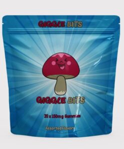 GIGGLE BITS Magic Mushroom Infused Gummies Edibles (20pcs X 150mg)