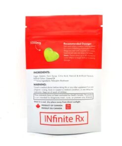 INfinite Rx Shroom Infused Large Heart Gummies Edibles (4000mg)